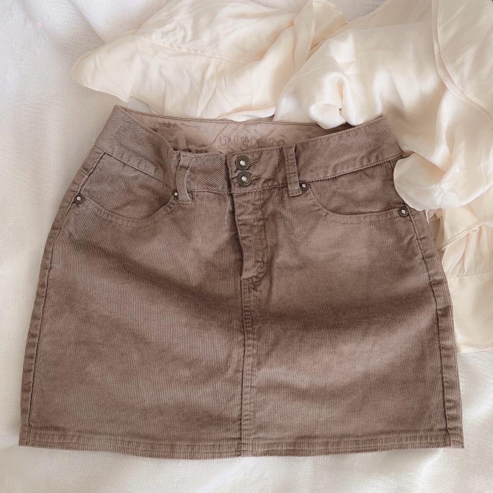 Limited Too Tan Mini Skirt